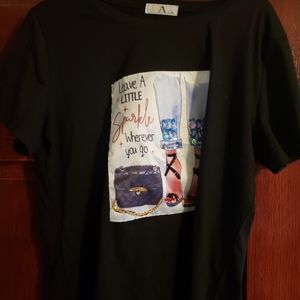 Embellished tee shirt